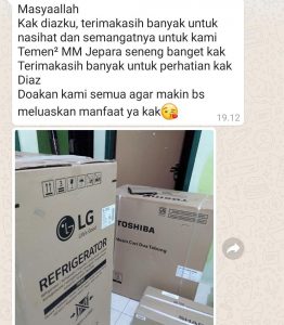 Beli TV dan kulkas
