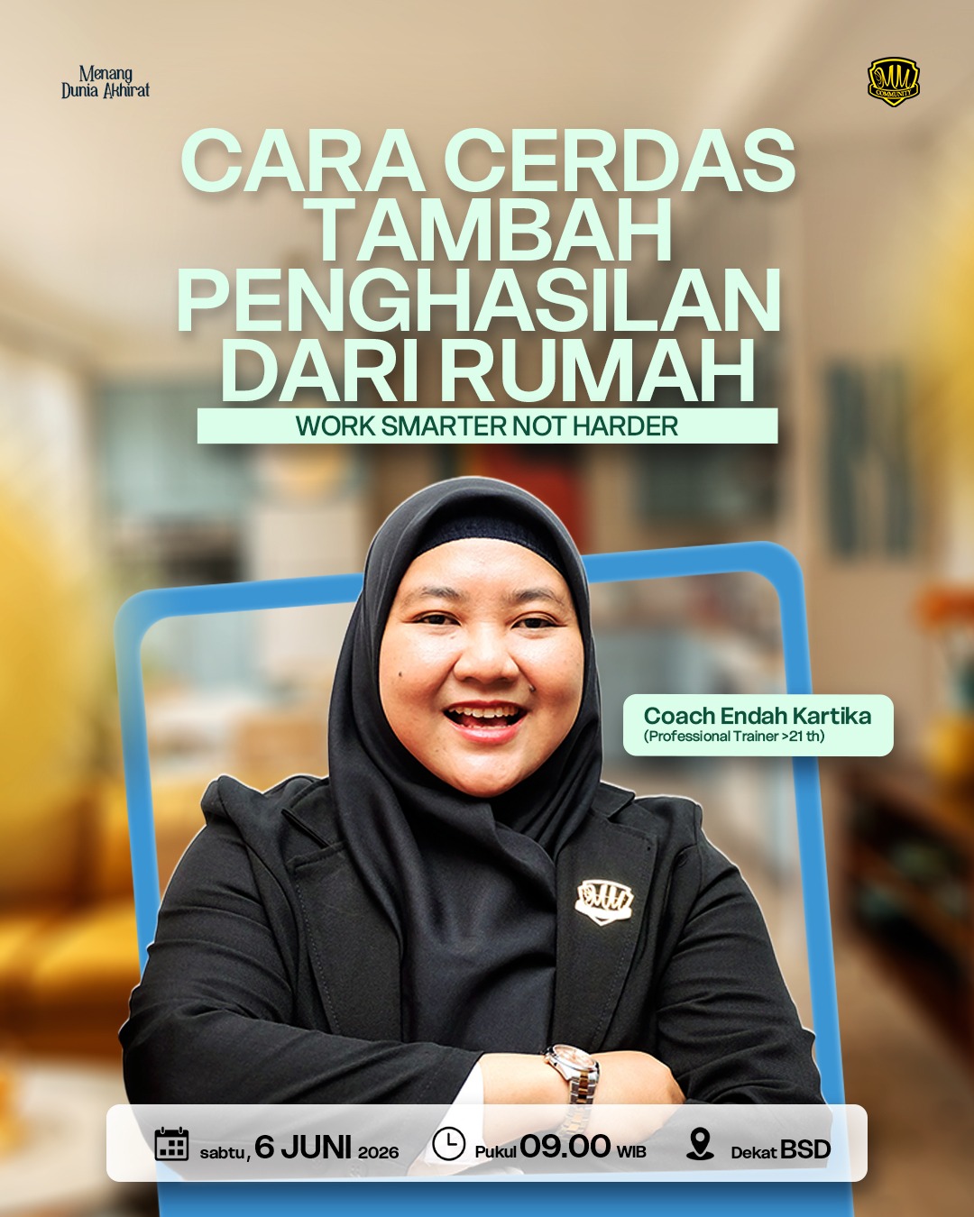 CARA CERDAS TAMBAH PENGHASILAN DARI RUMAH